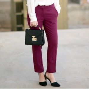 jcrew trouser crop